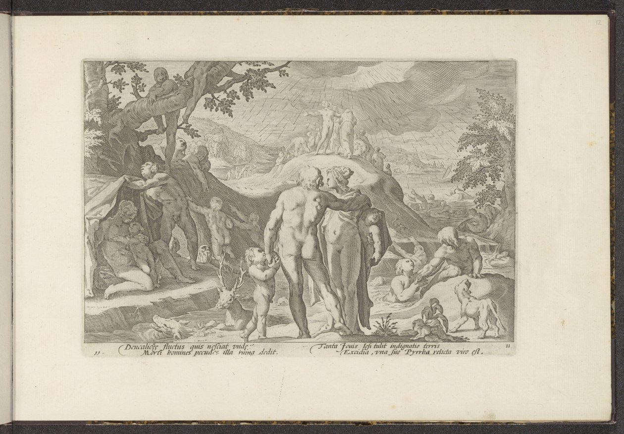 Sintflut von Deucalion von Hendrick Goltzius (workshop of)