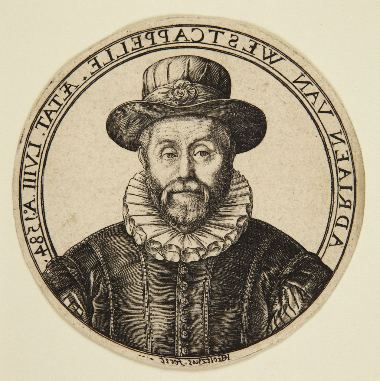 Adriaen van Westcappelle von Hendrick Goltzius