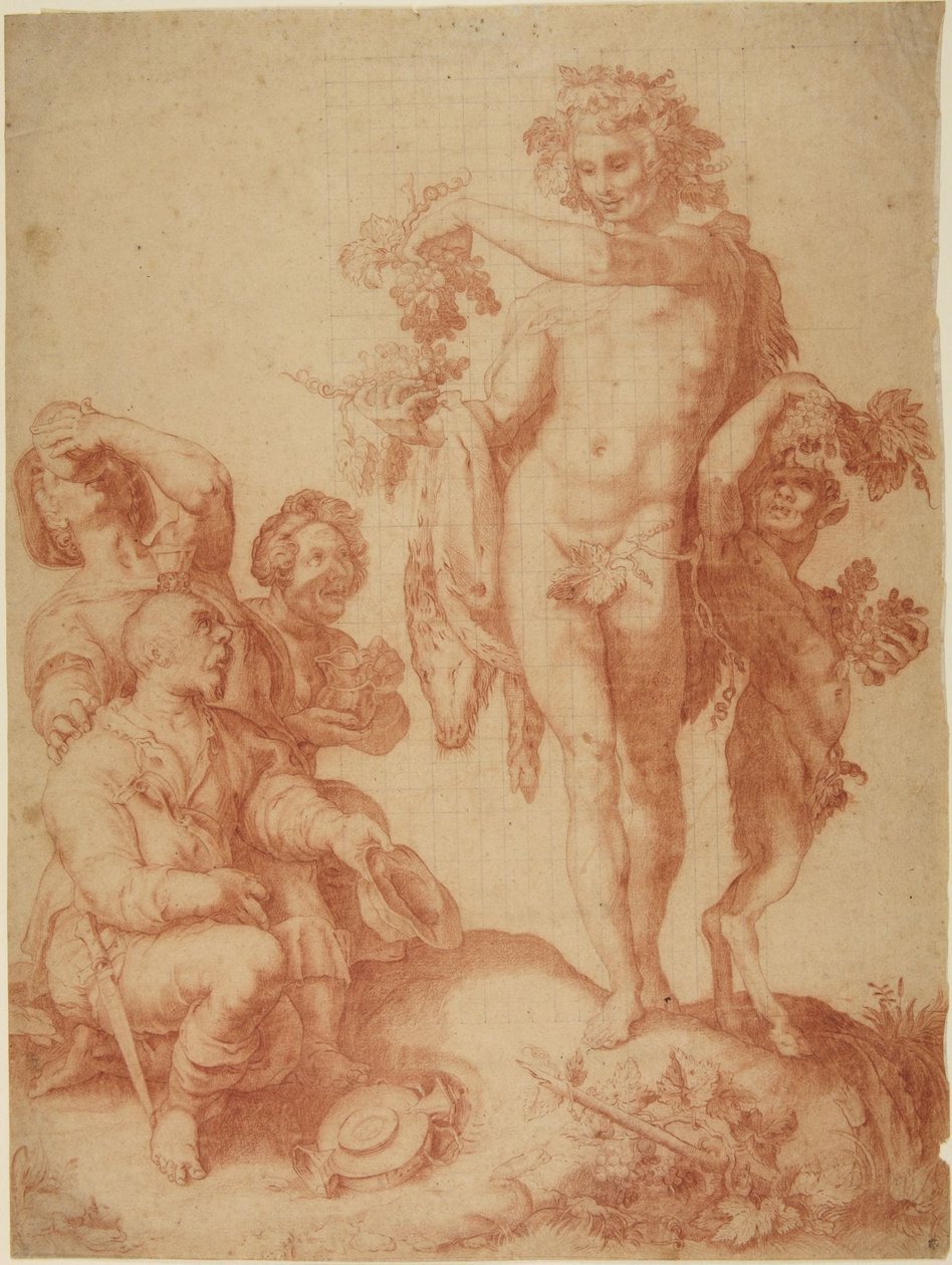 Bacchus von Hendrick Goltzius