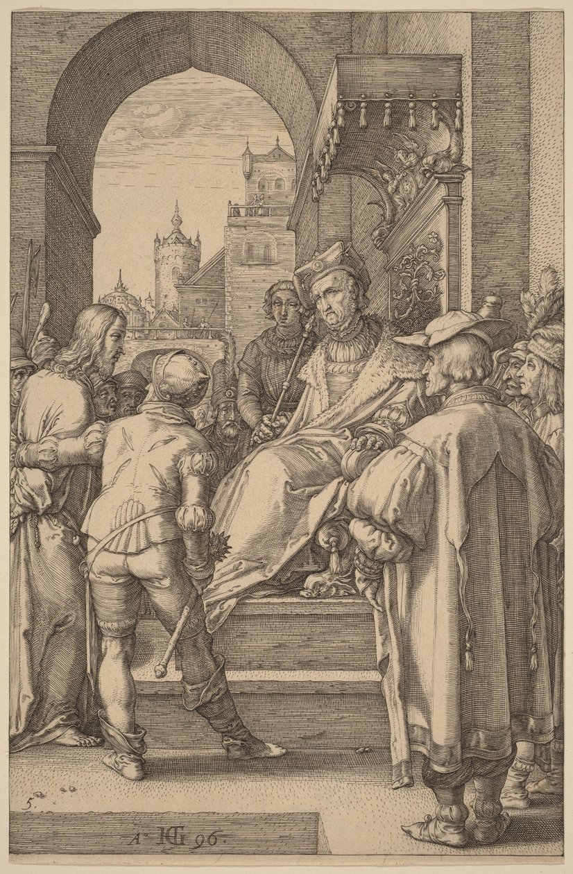 Christus vor Pilatus von Hendrick Goltzius