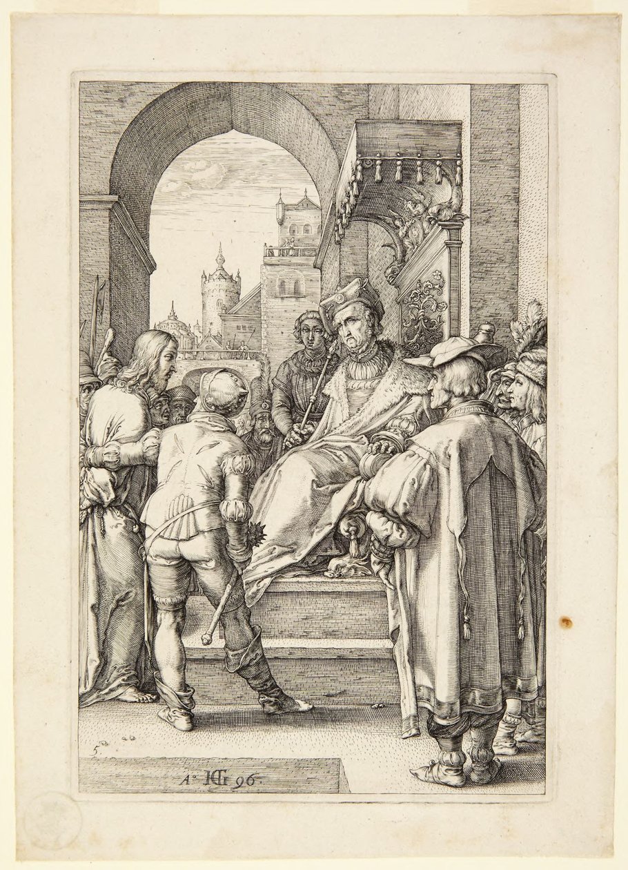 Christus vor Pilatus von Hendrick Goltzius