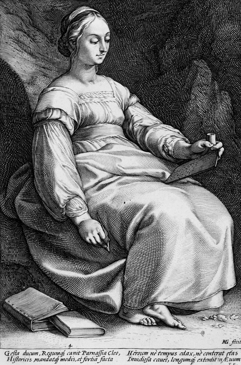 Klio von Hendrick Goltzius