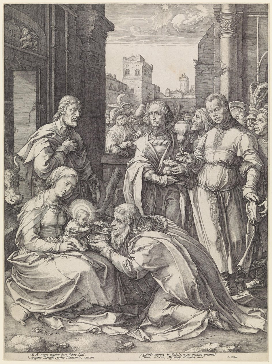 Die drei Könige von Hendrick Goltzius