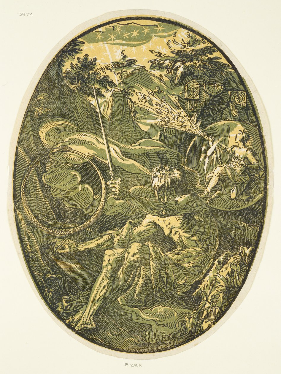 Demogorgon in der Höhle der Ewigkeit, aus der Serie 