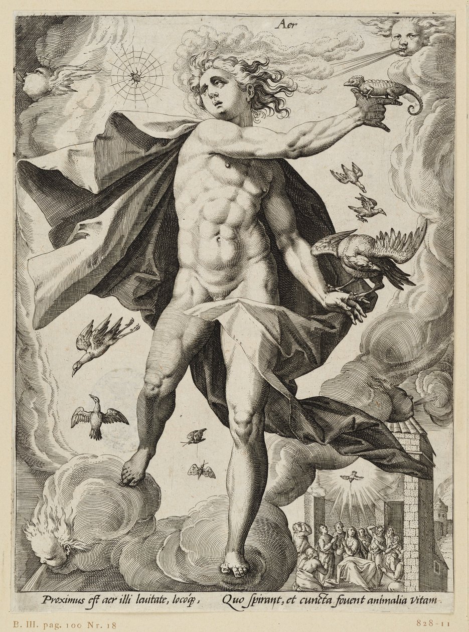 Die vier Elemente: Luft von Hendrick Goltzius