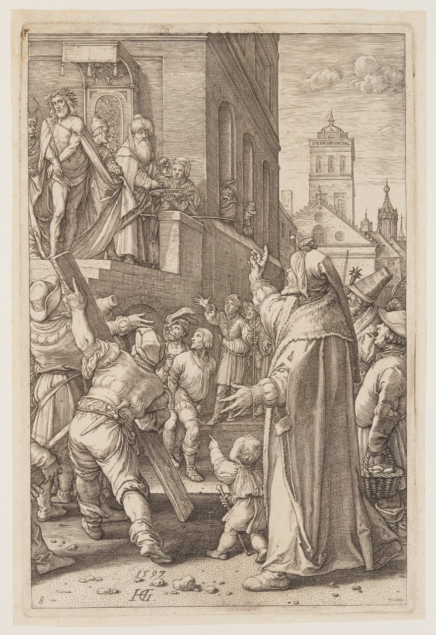 Ecce Homo, aus Die Passion von Hendrick Goltzius