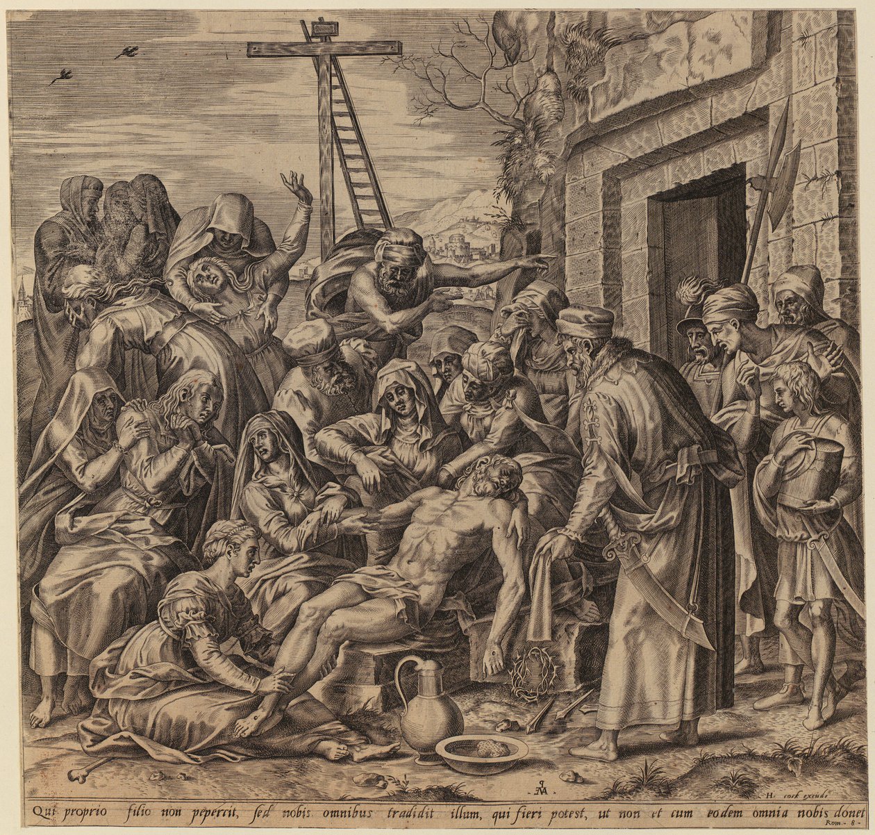 Heiliger Hieronymus von Hendrick Goltzius