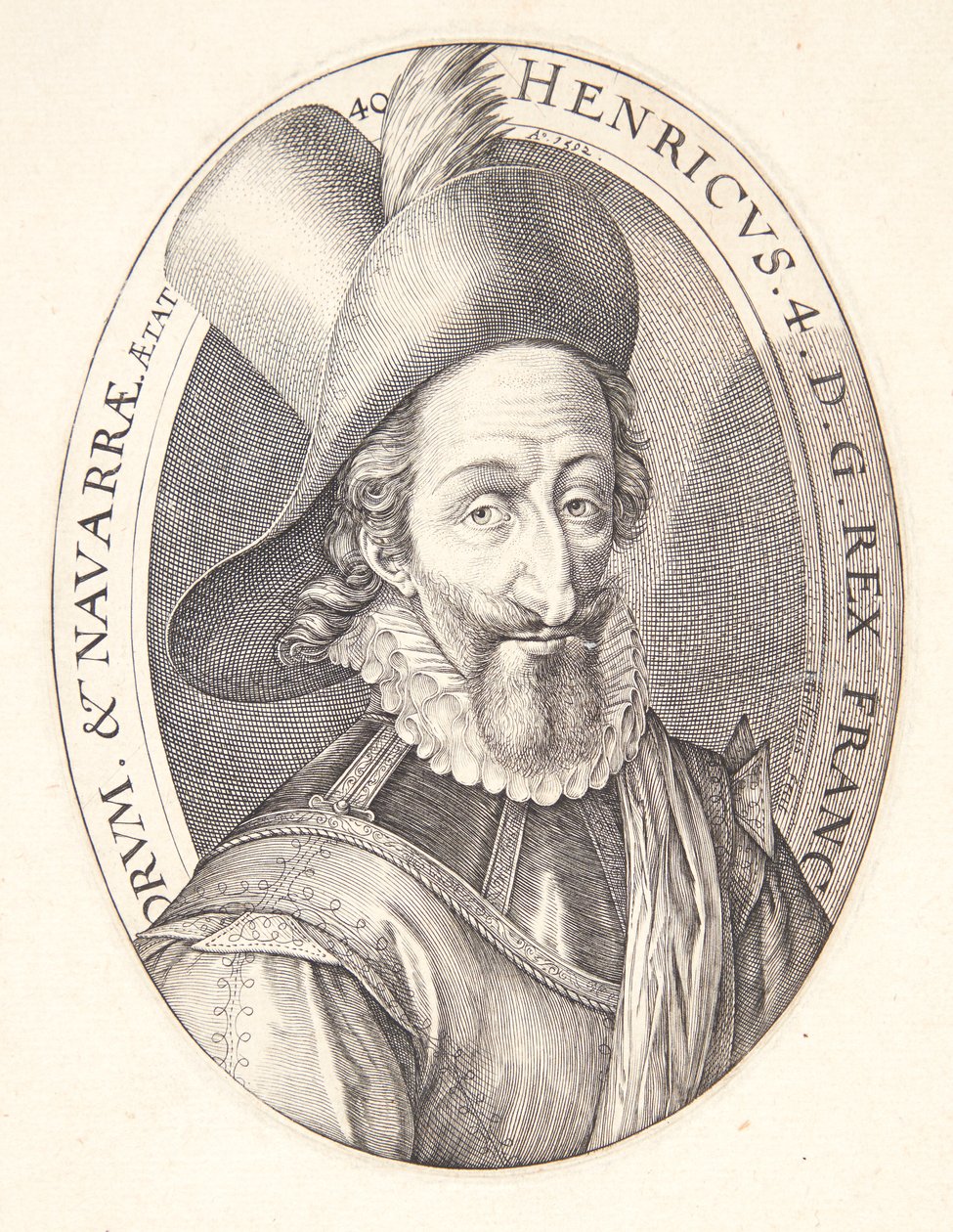 Heinrich IV., König von Frankreich von Hendrick Goltzius