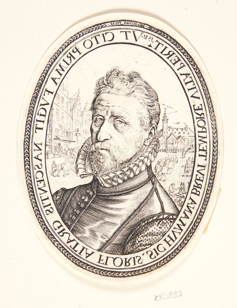 Hieronymus Scholiers von Hendrick Goltzius