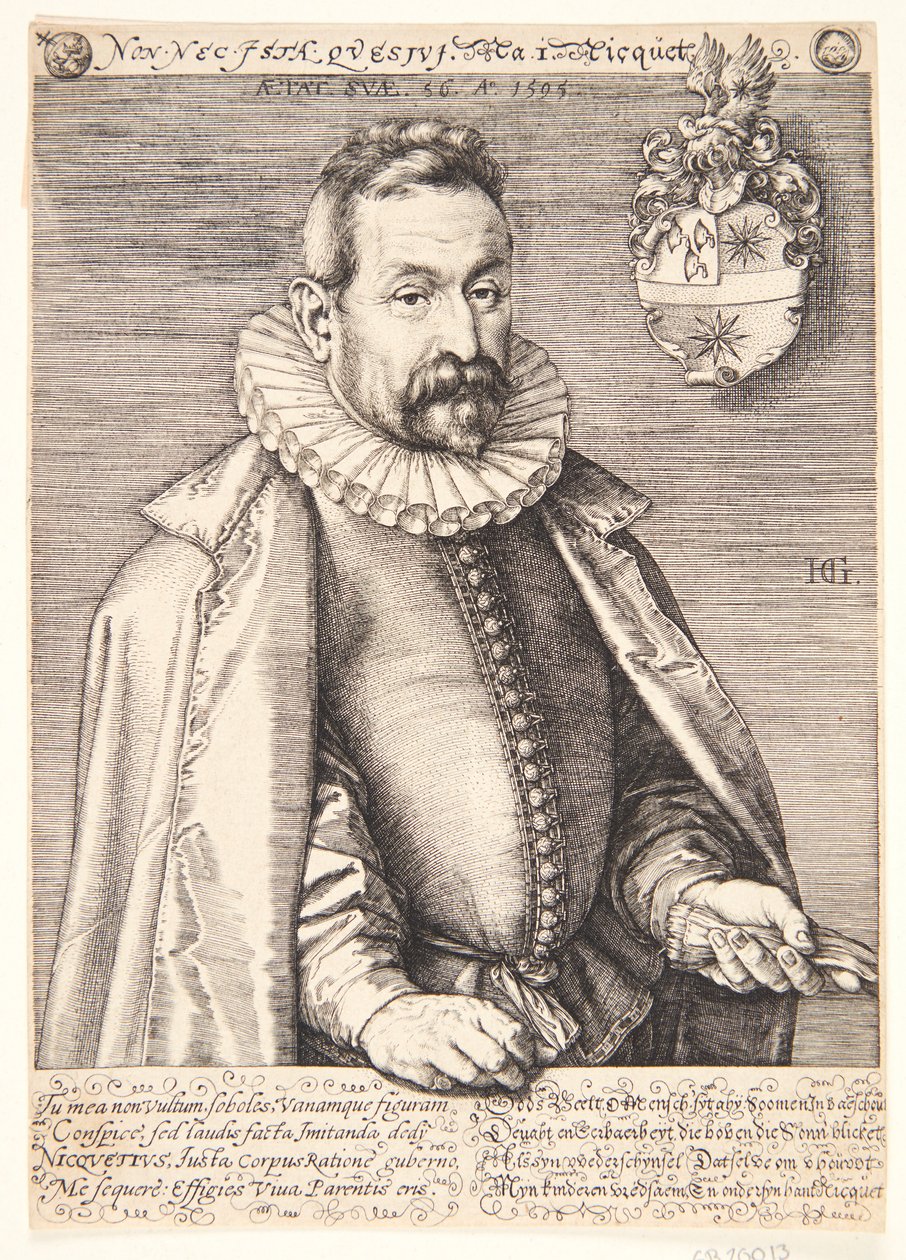 Jan Nicquet von Hendrick Goltzius