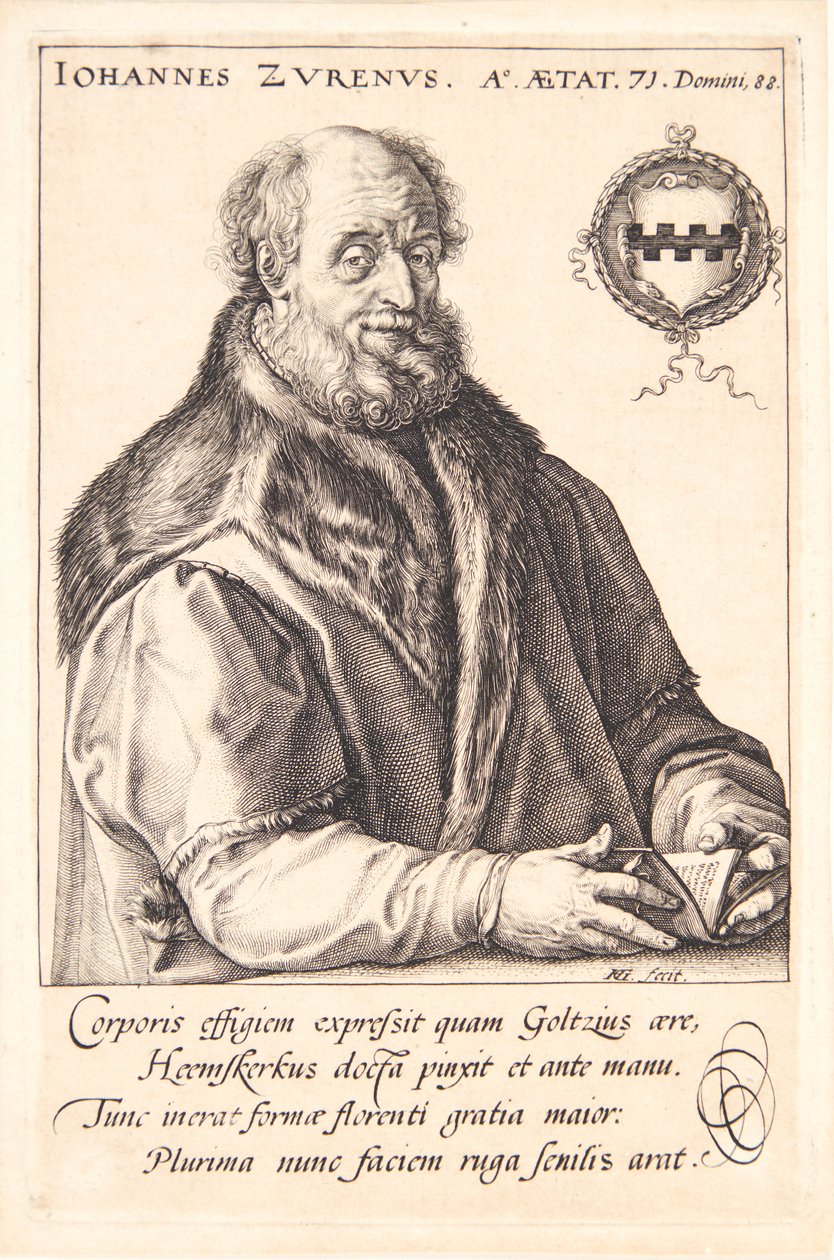 Jan van Zuren von Hendrick Goltzius