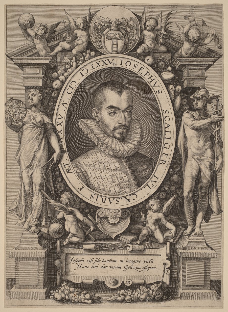 Josephus Justus Scaliger von Hendrick Goltzius