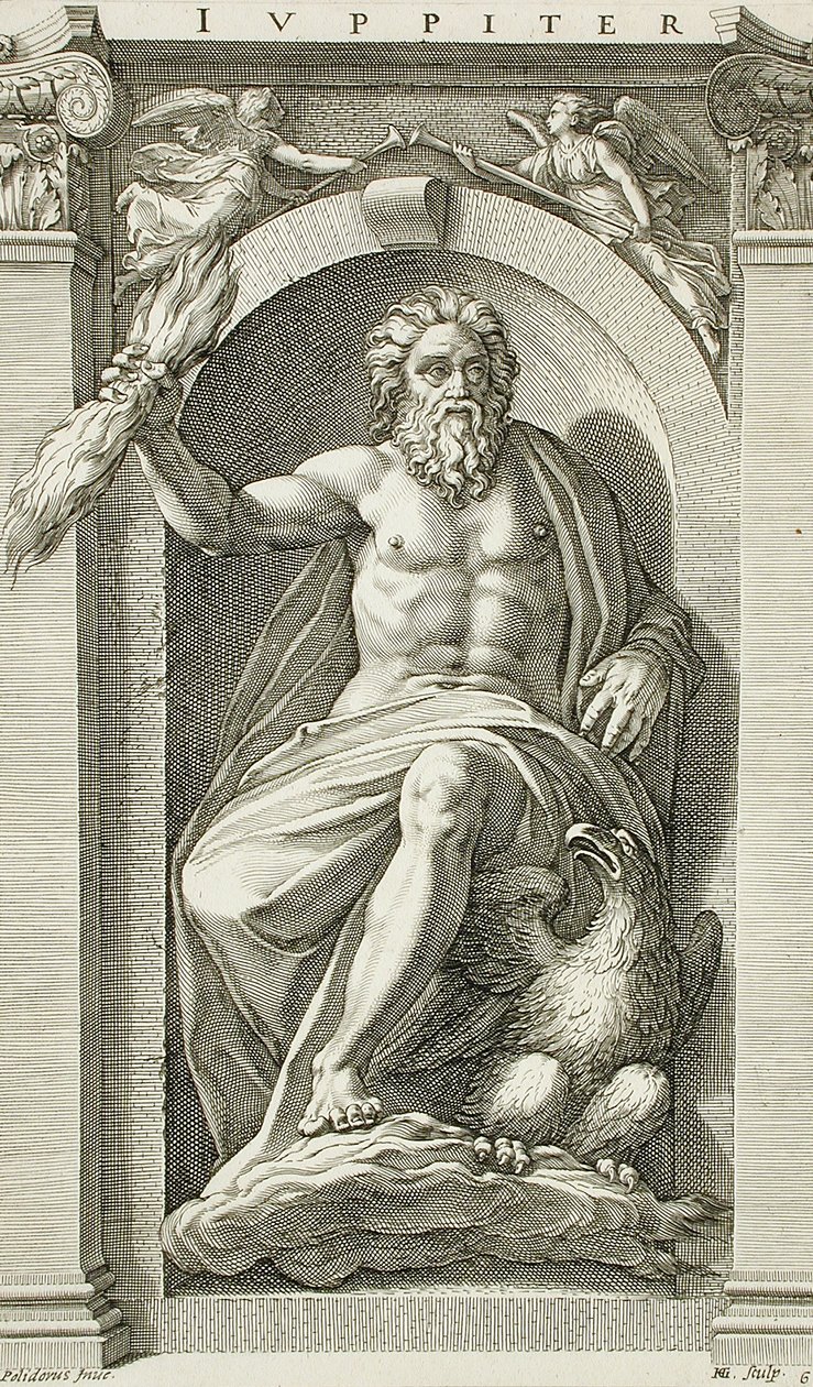 Jupiter von Hendrick Goltzius