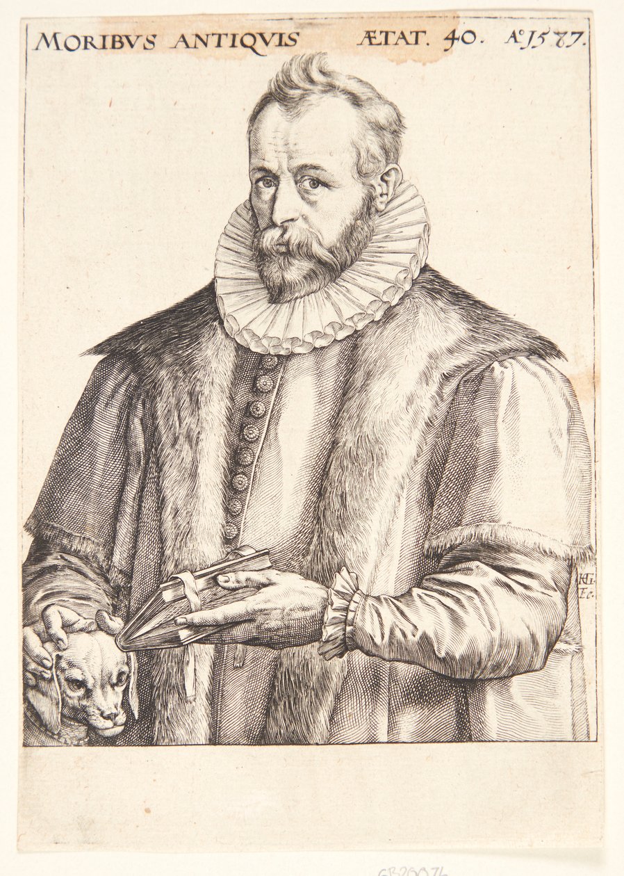Justus Lipsius von Hendrick Goltzius