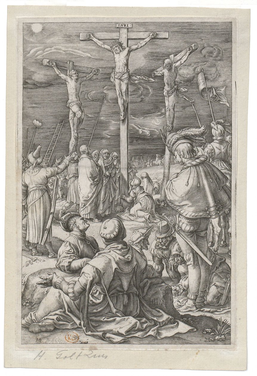 Kreuzigung von Hendrick Goltzius