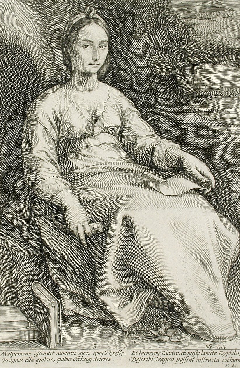 Melpomene von Hendrick Goltzius