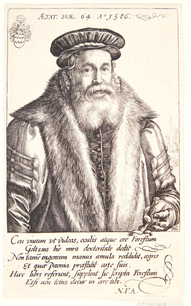 Petrus Forestus von Hendrick Goltzius