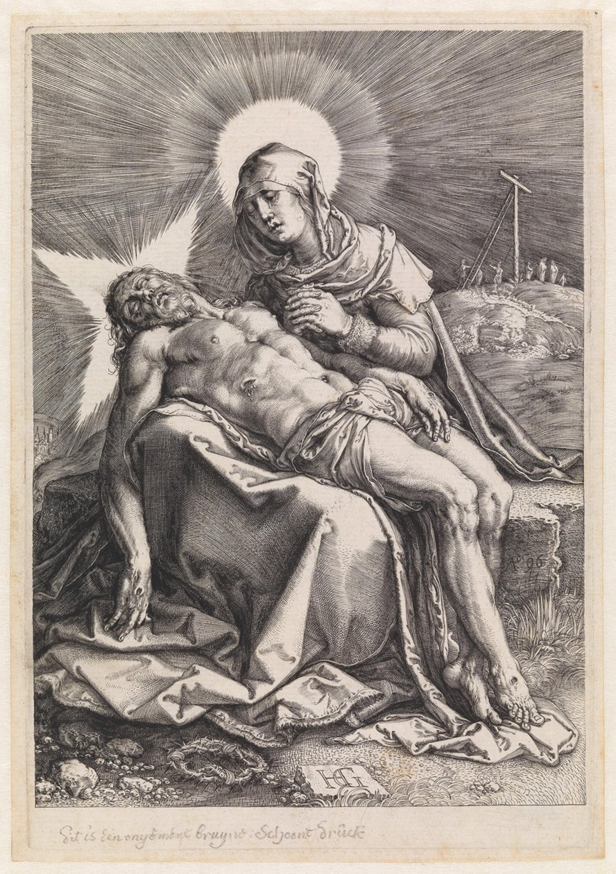 Pietà von Hendrick Goltzius