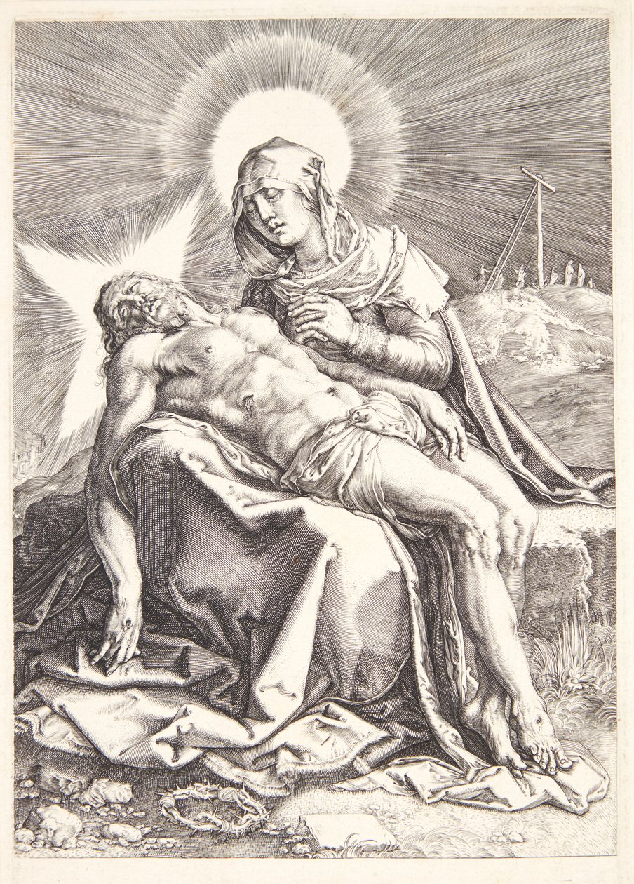 Pietà von Hendrick Goltzius