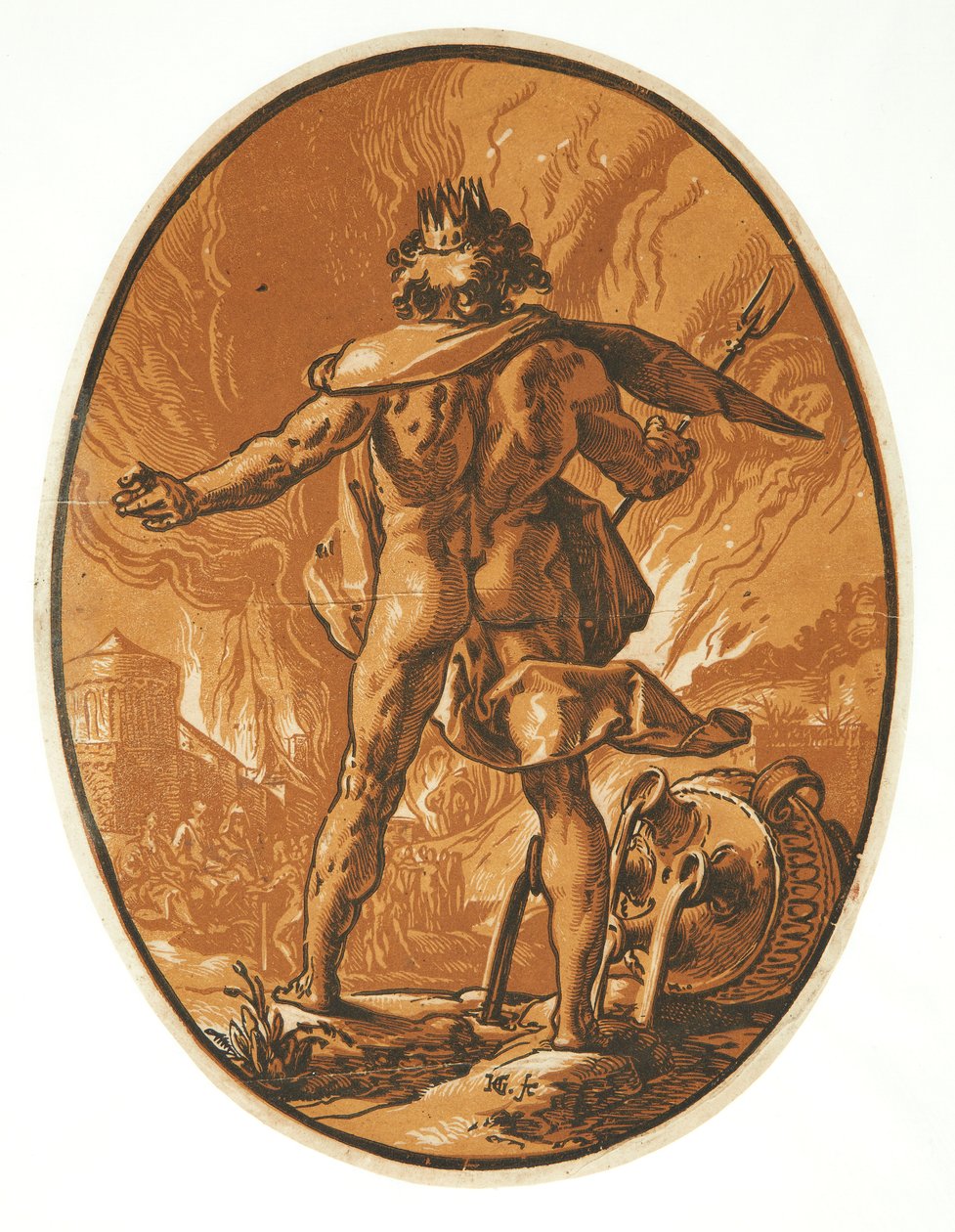 Pluto von Hendrick Goltzius