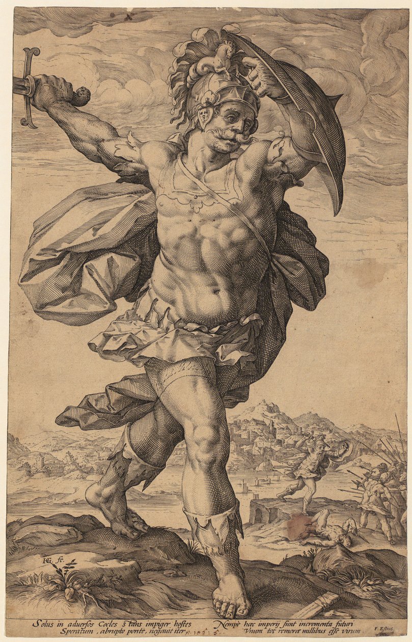 Porträt von Frederik de Vries von Hendrick Goltzius