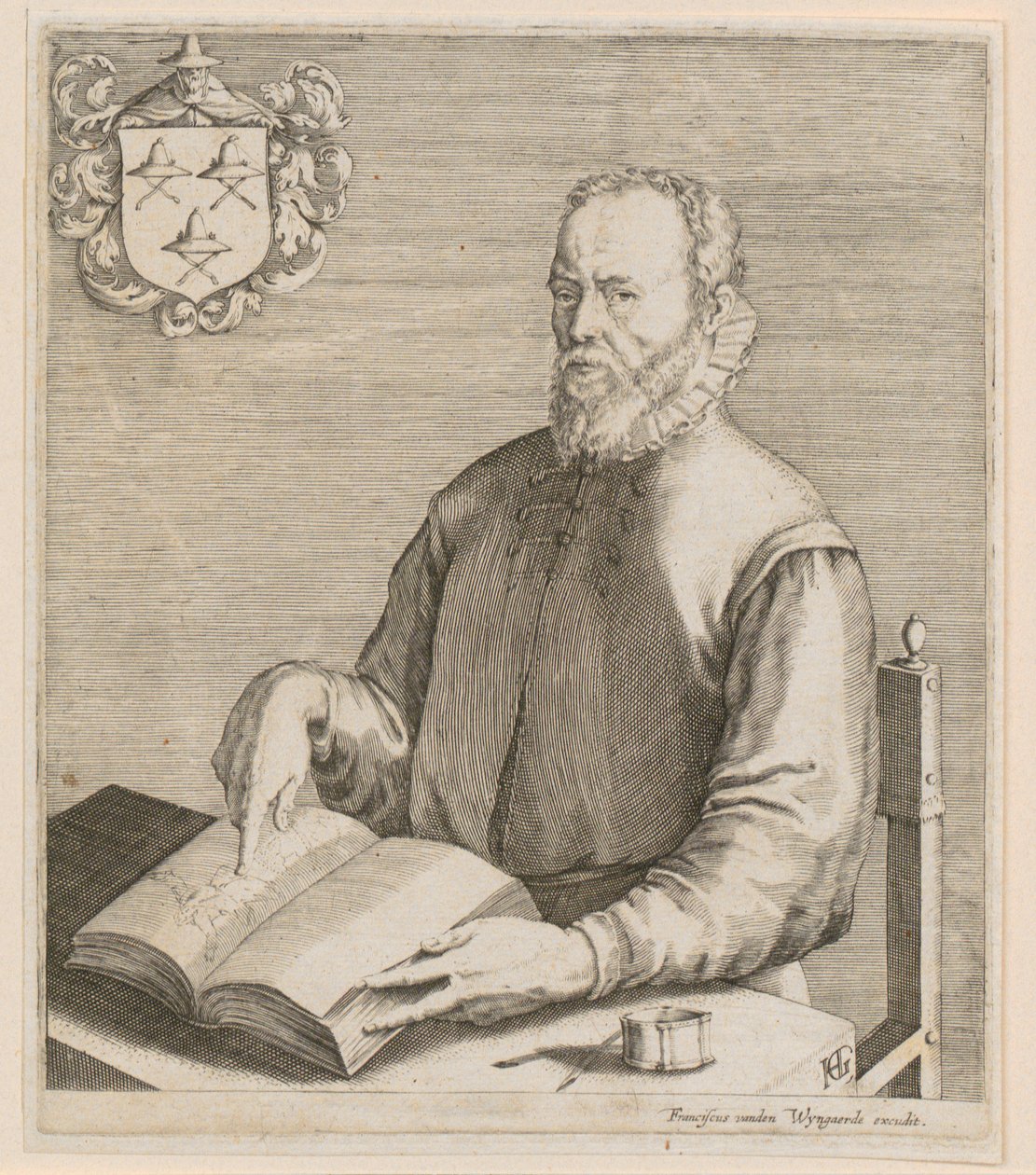 Porträt von Gerard de Jode von Hendrick Goltzius