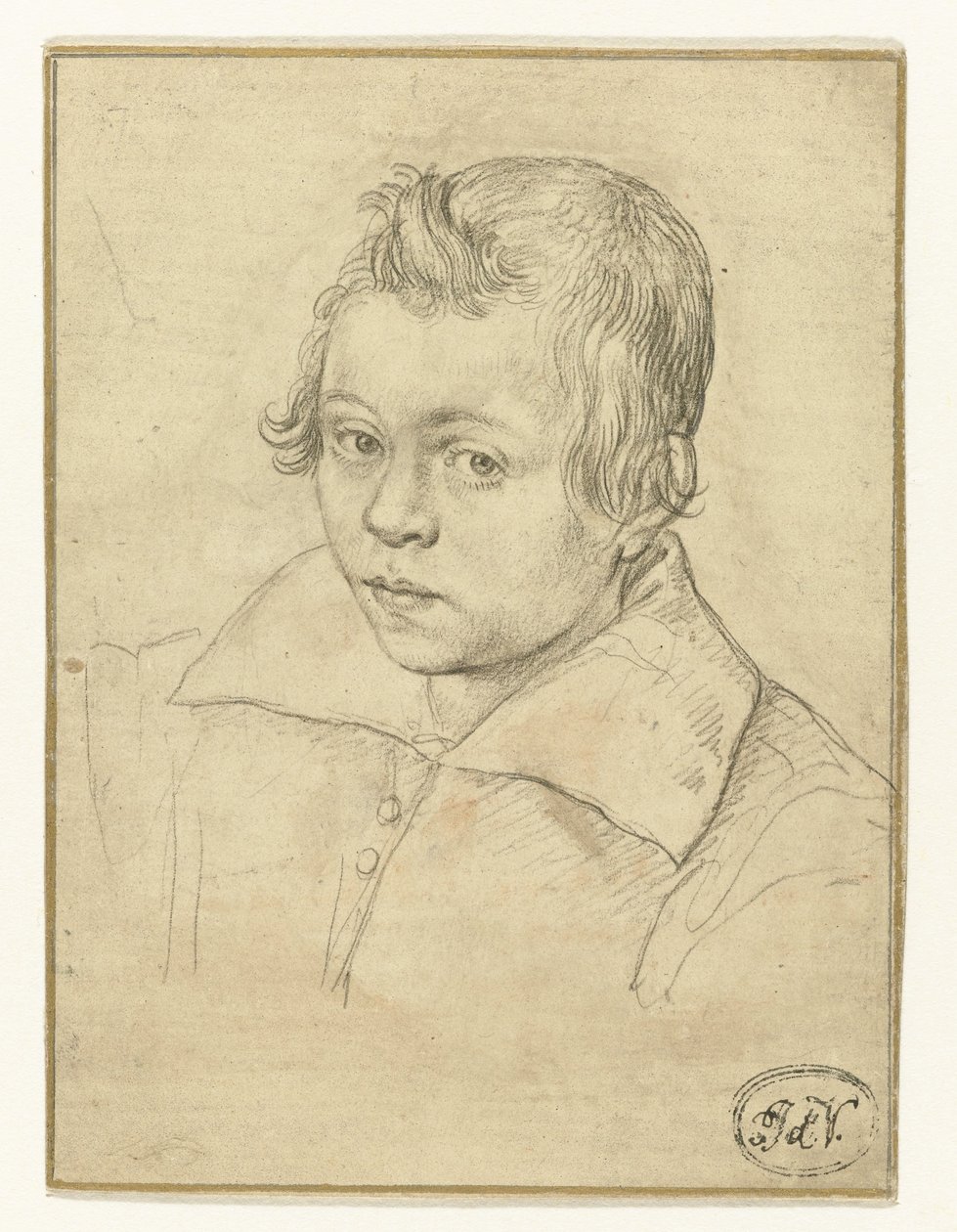 Porträt von Christiaen Rodenburg (?) von Hendrick Goltzius