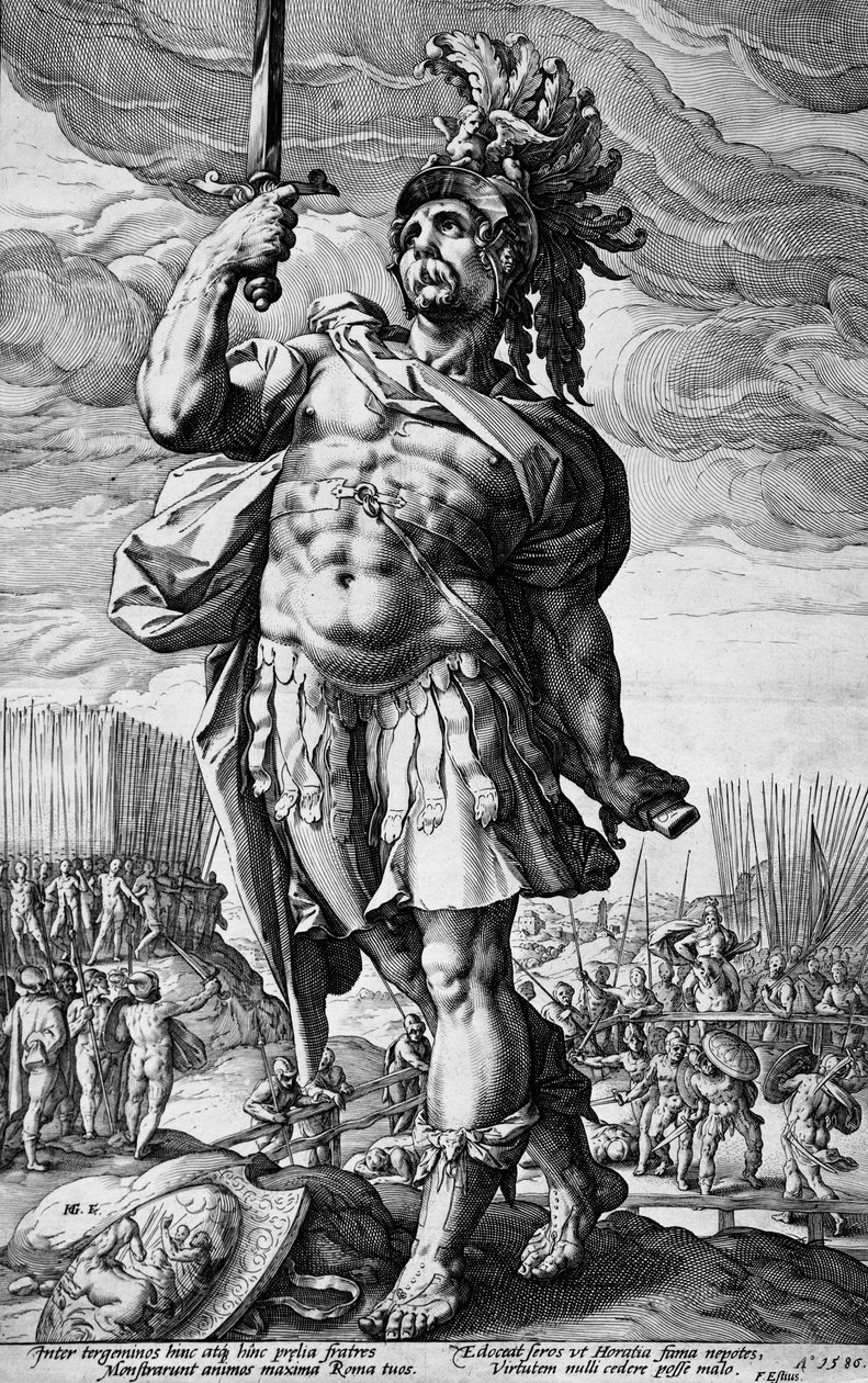Publis Horatius von Hendrick Goltzius