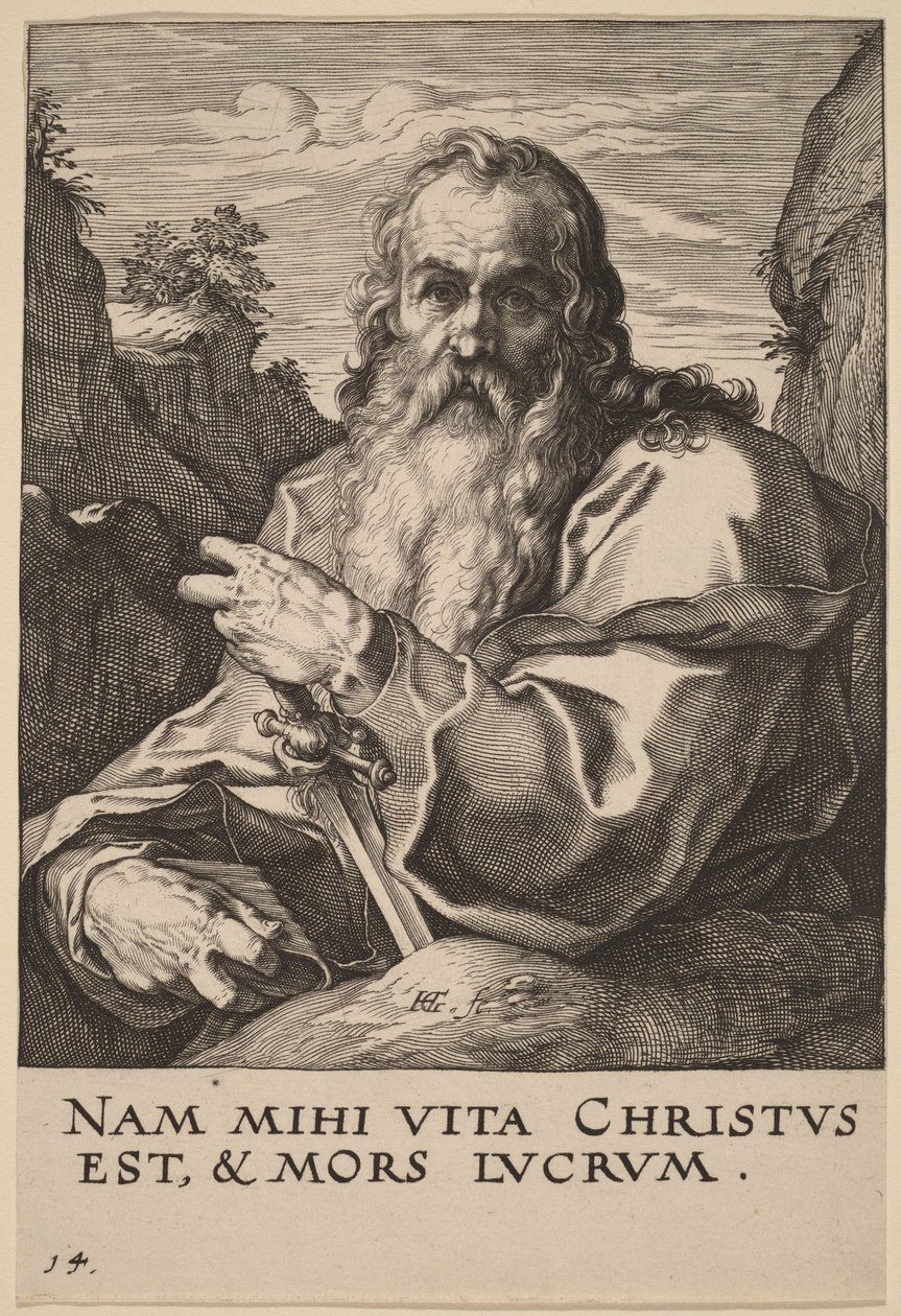 Sankt Paul von Hendrick Goltzius