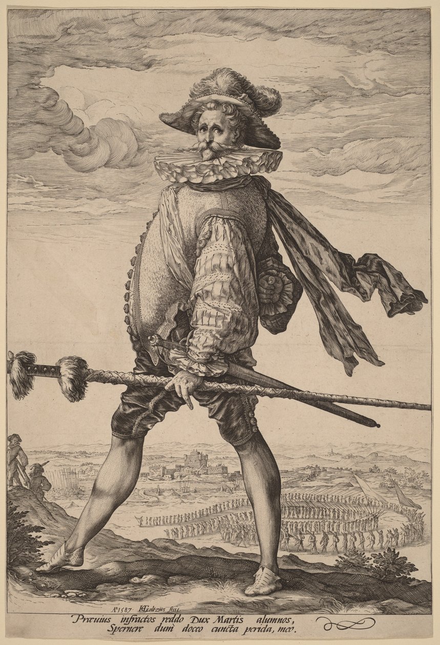 Der Hauptmann der Infanterie von Hendrick Goltzius