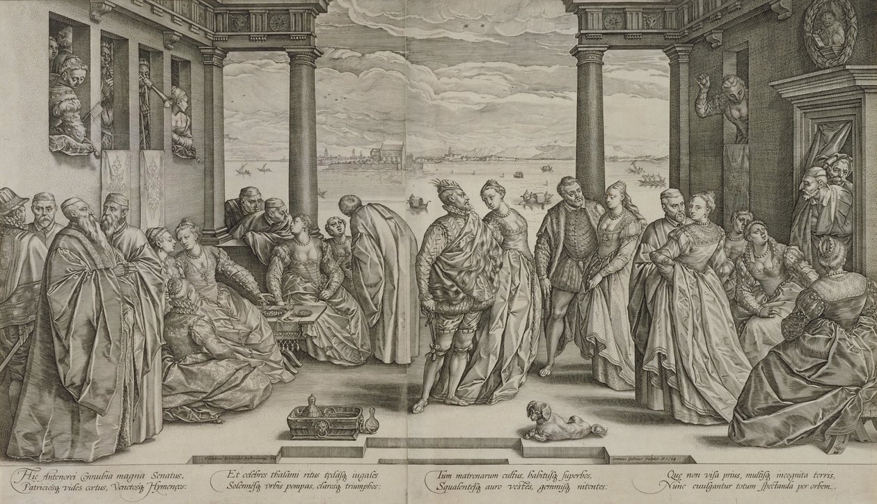 Die venezianische Hochzeit von Hendrick Goltzius