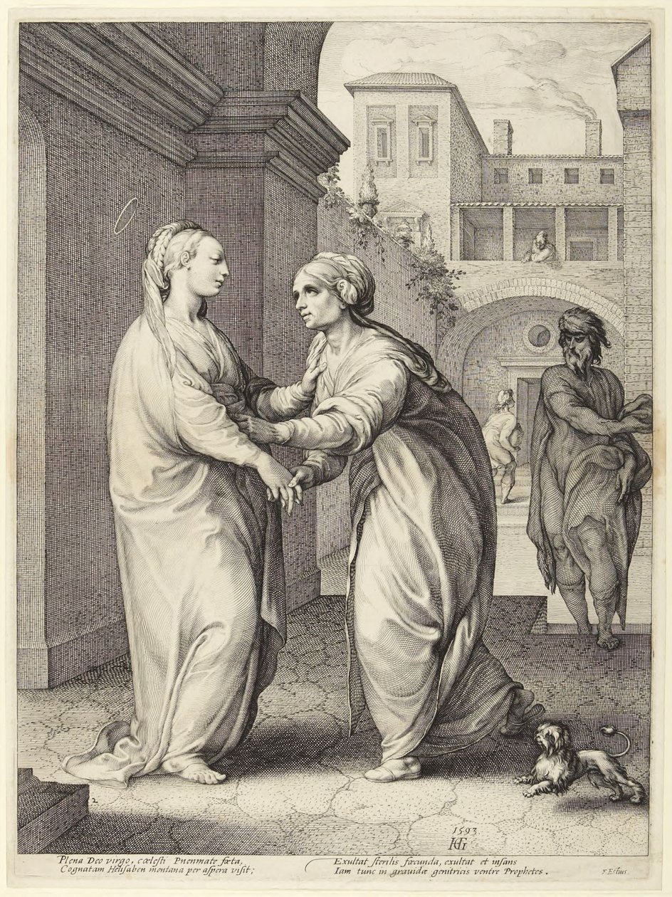 Mariä Heimsuchung von Hendrick Goltzius