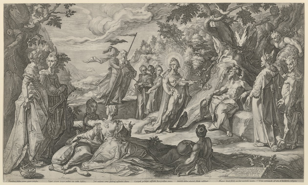 Urteil des Midas von Hendrick Goltzius