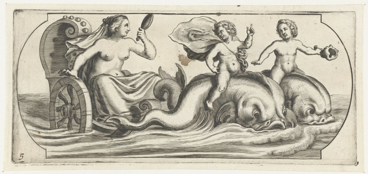 Amphitrite auf einem Streitwagen von Hendrick de Keyser (I)