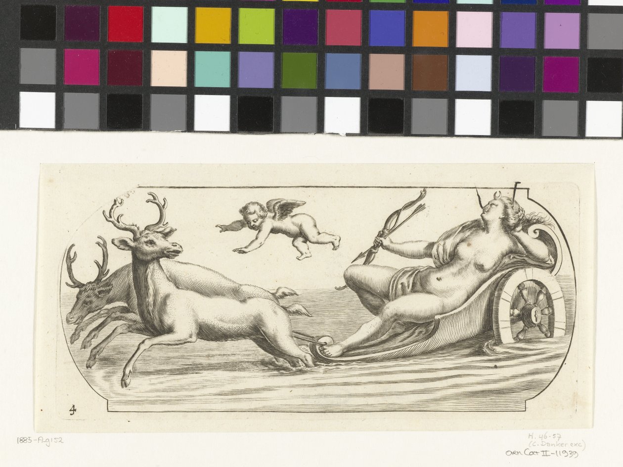 Diana auf einem Streitwagen von Hendrick de Keyser (I)