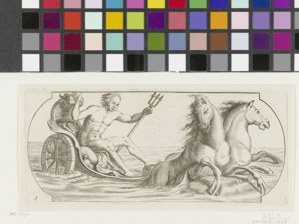 Neptun auf einem Streitwagen von Hendrick de Keyser (I)