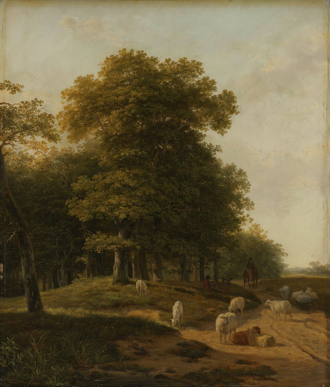 Gelder Landschaft von Hendrick van de Sande Bakhuyzen