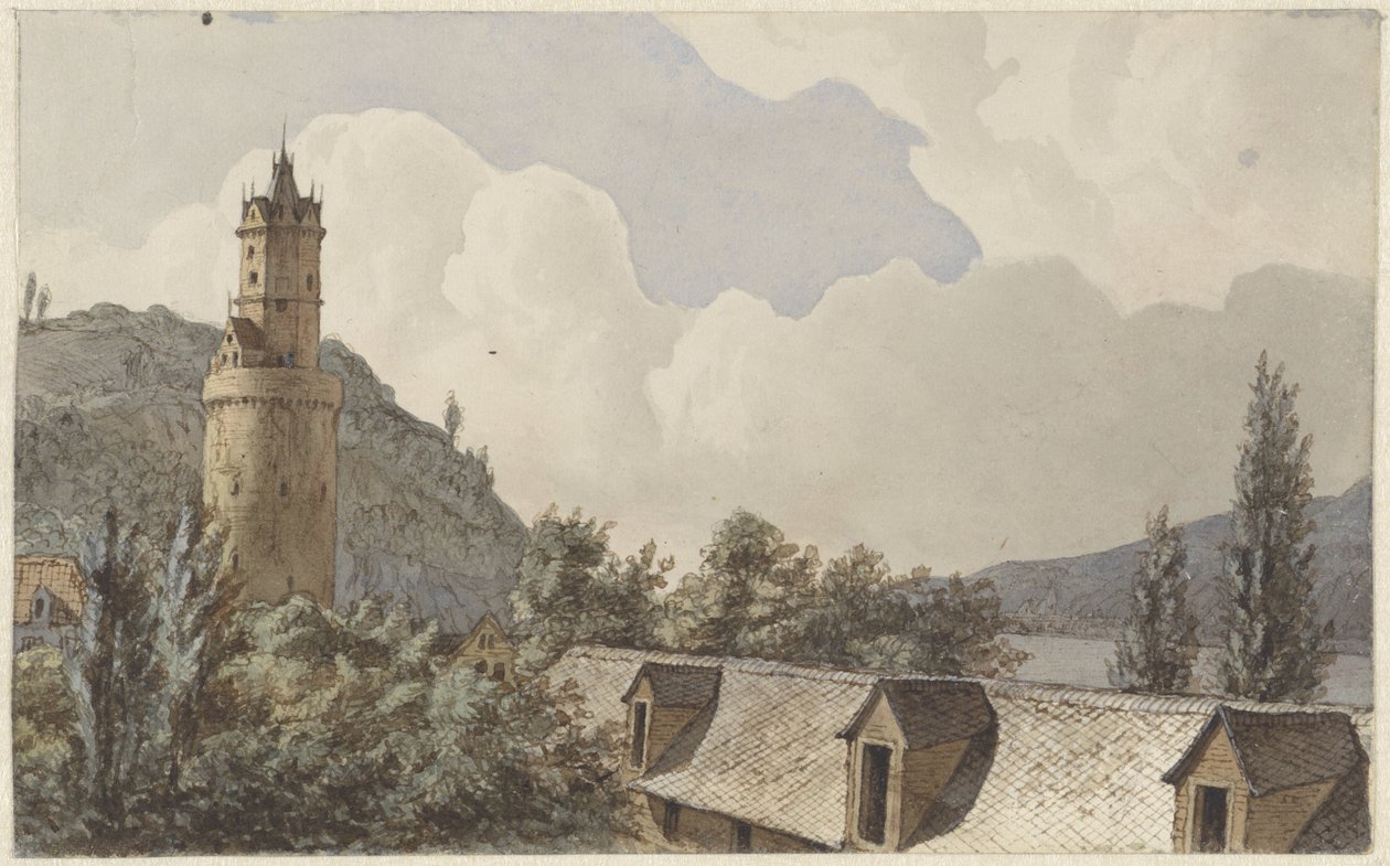 Ansicht über Andernach und den Rhein von Hendrik Abraham Klinkhamer
