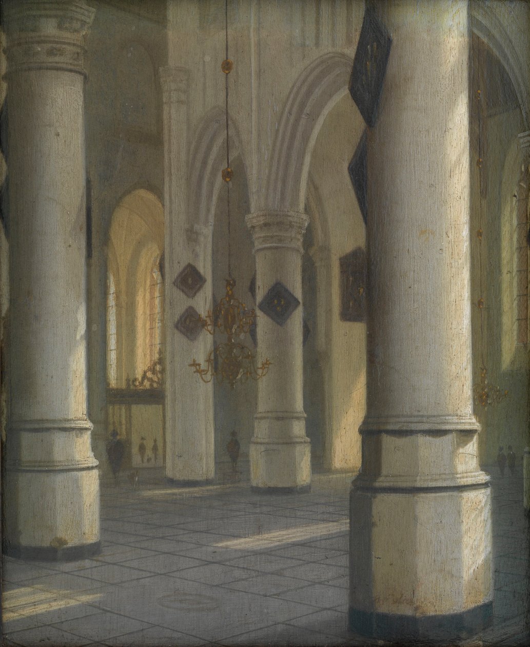 Innenraum einer Kirche, um 1655 von Hendrik Cornelisz. van Vliet