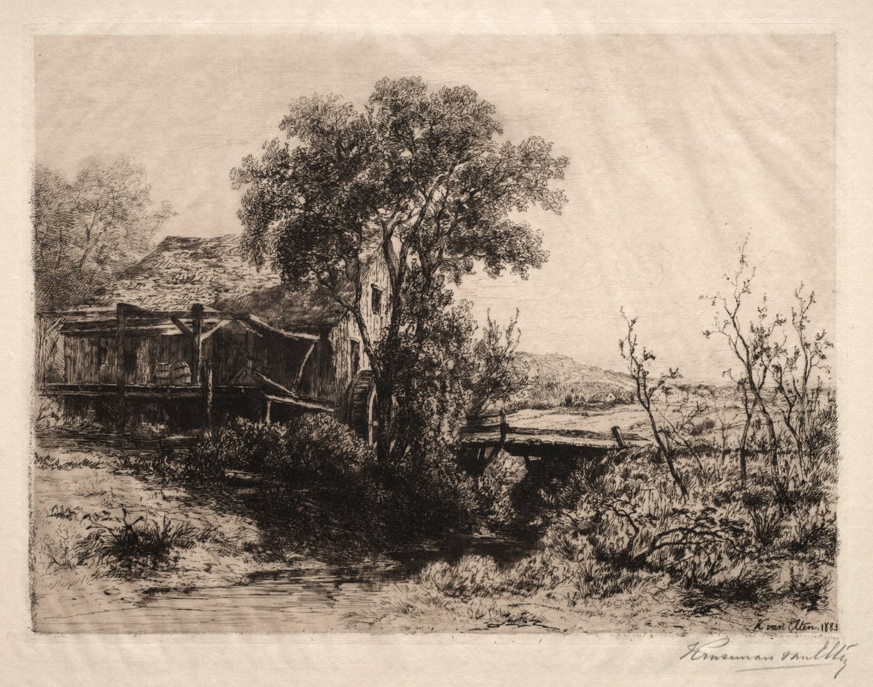 Die verlassene Mühle von Hendrik Dirk Kruseman van Elten