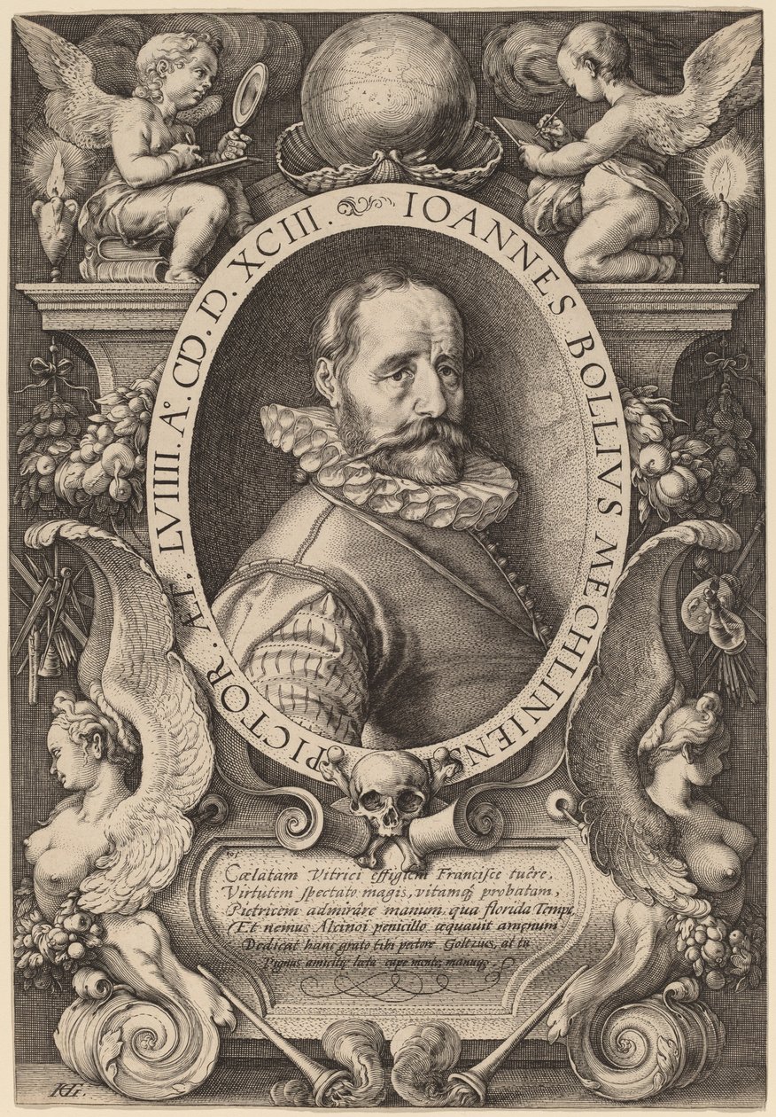 Hans Bol von Hendrik Goltzius