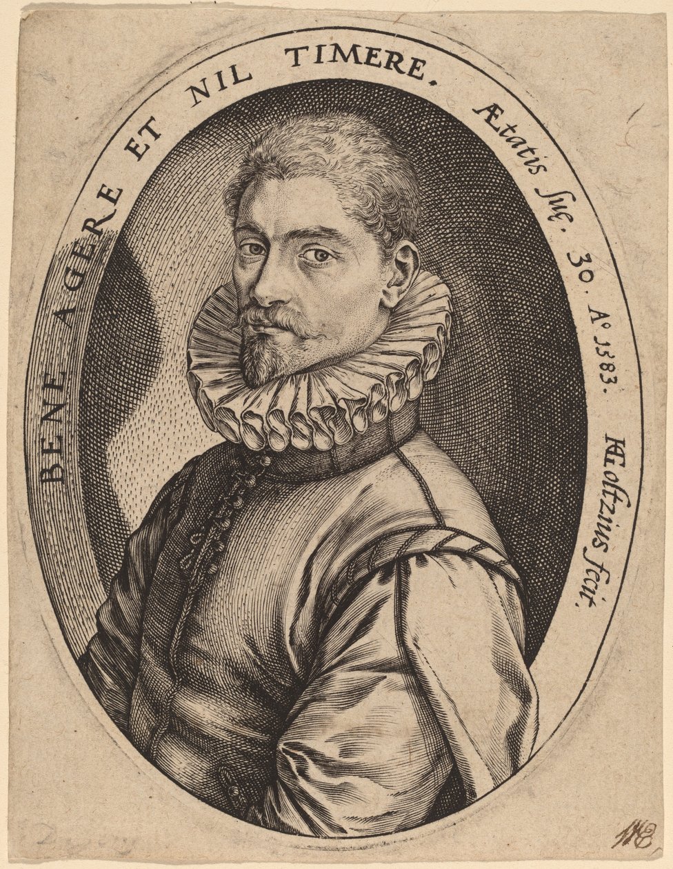 Hieronymus Scholiers von Hendrik Goltzius