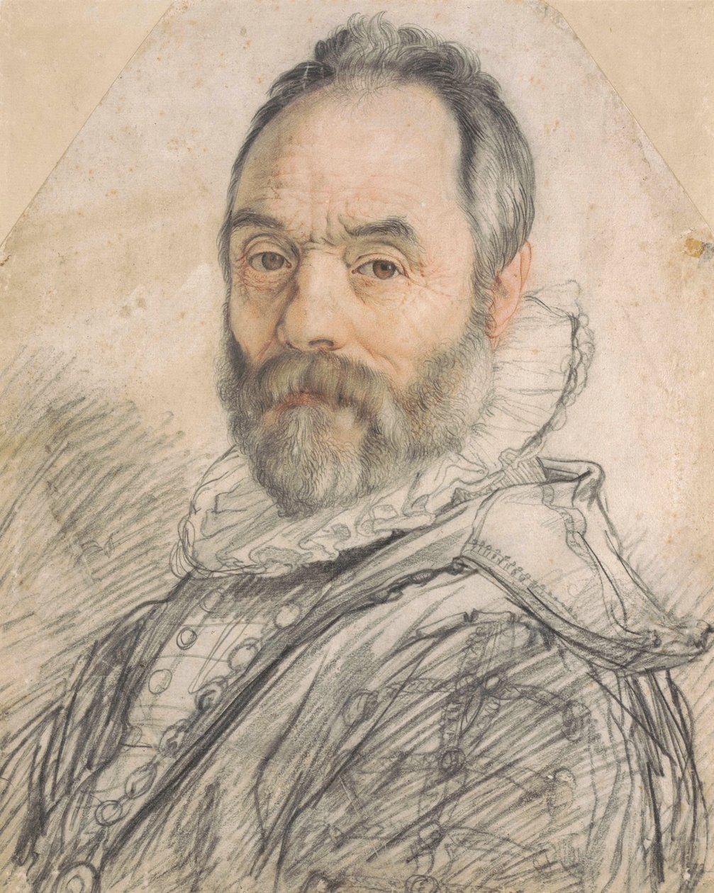 Porträt von Giovanni da Bologna 1529-1608, 1591 von Hendrik Goltzius