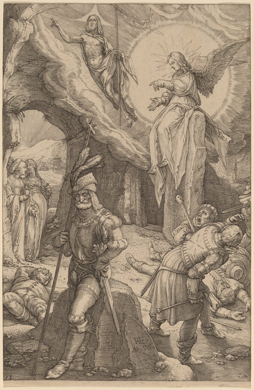 Die Auferstehung von Hendrik Goltzius
