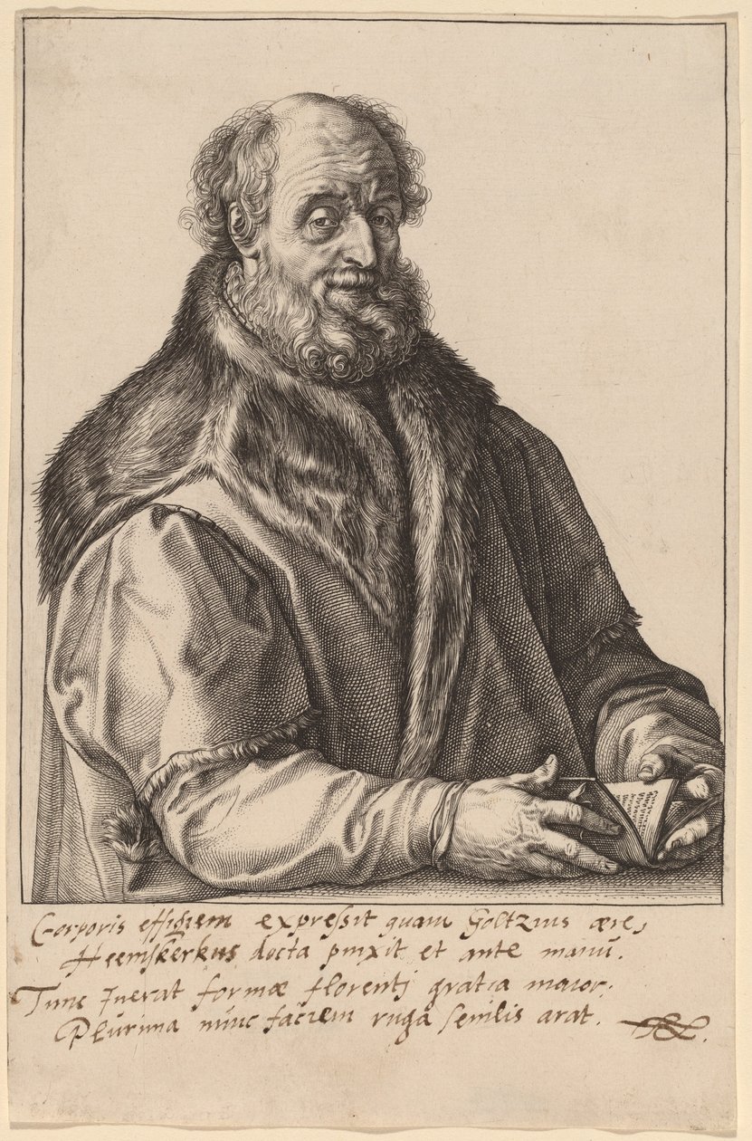Johannes Zurenus (Jan van Zuren) von Hendrik Goltzius after Maerten van Heemskerck