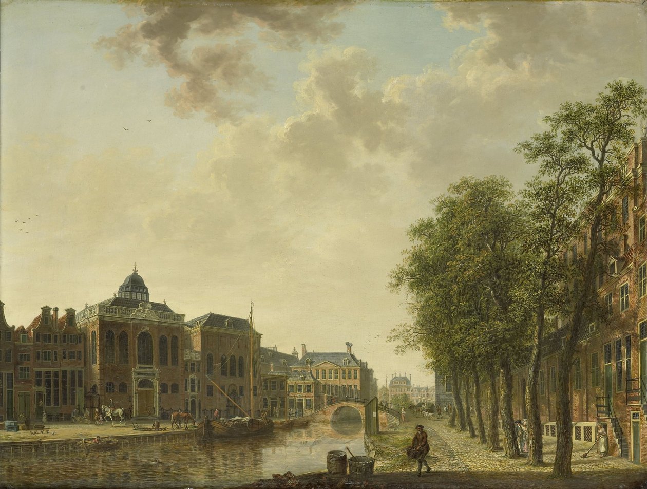 Ansicht des Houtmarkts von Hendrik Keun