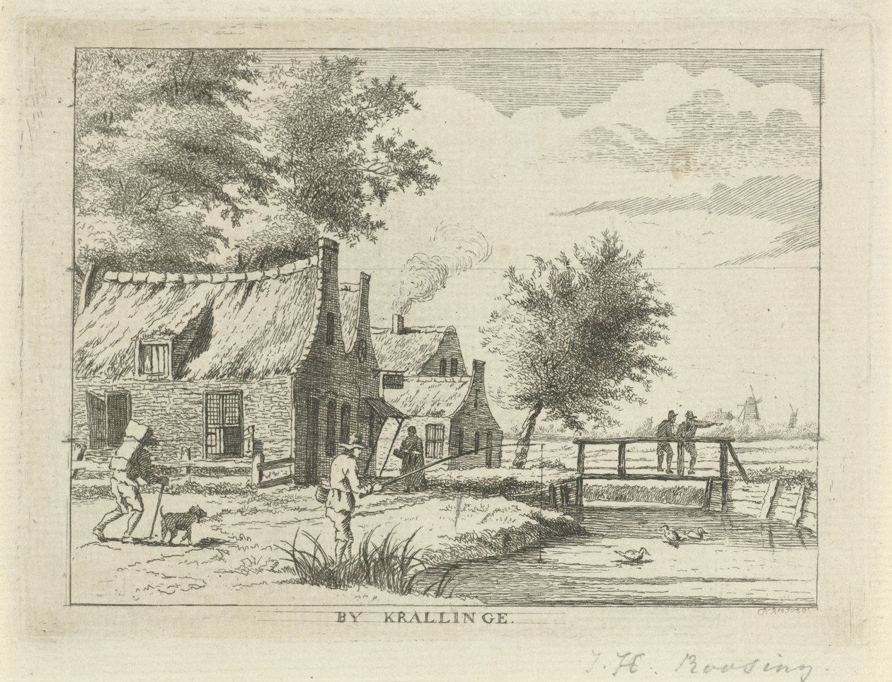 Ansicht bei Kralingen von Hendrik Roosing