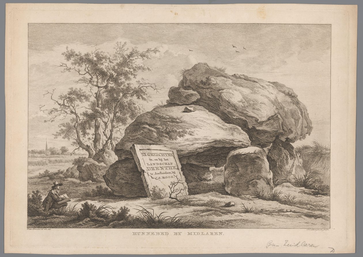 Hünengrab bei dem Dorf Midlaren von Hendrik Schwegman