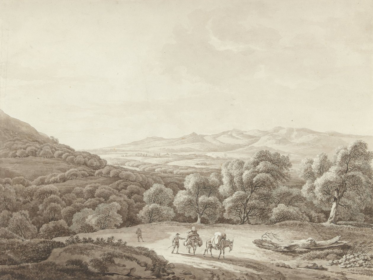 Ansicht von Tivoli bei der Villa von Cassius von Hendrik Voogd
