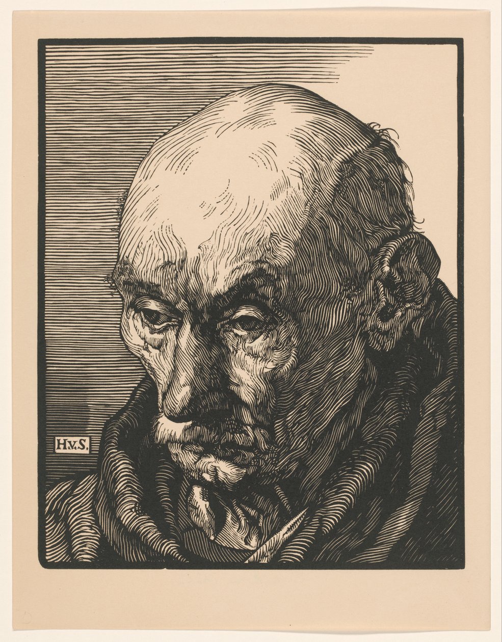 Porträt eines unbekannten alten Mannes von Hendrik van Straten
